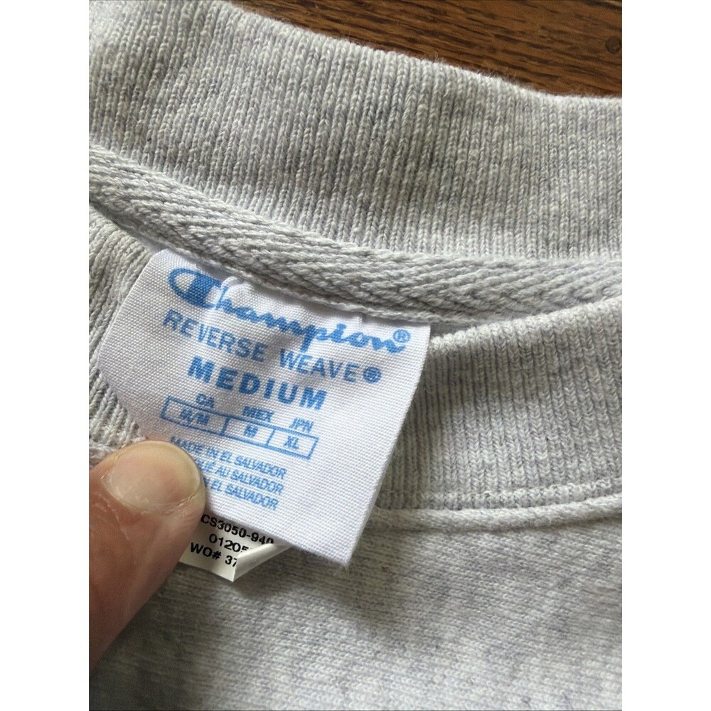 Salty Dog Cafe Hilton Head Men's Medium Champion Reverse Weave Gray Sweatshirt - Picture 4 of 8